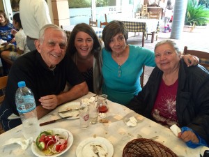 Sarah Smith, second from left, with her great uncle, great aunt and grandmother.